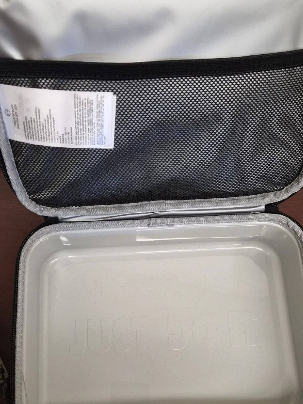 Nike Black and White Kids Toiletry Pouch with Large Logo